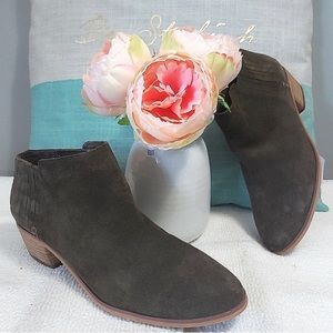 Suede ankle boots